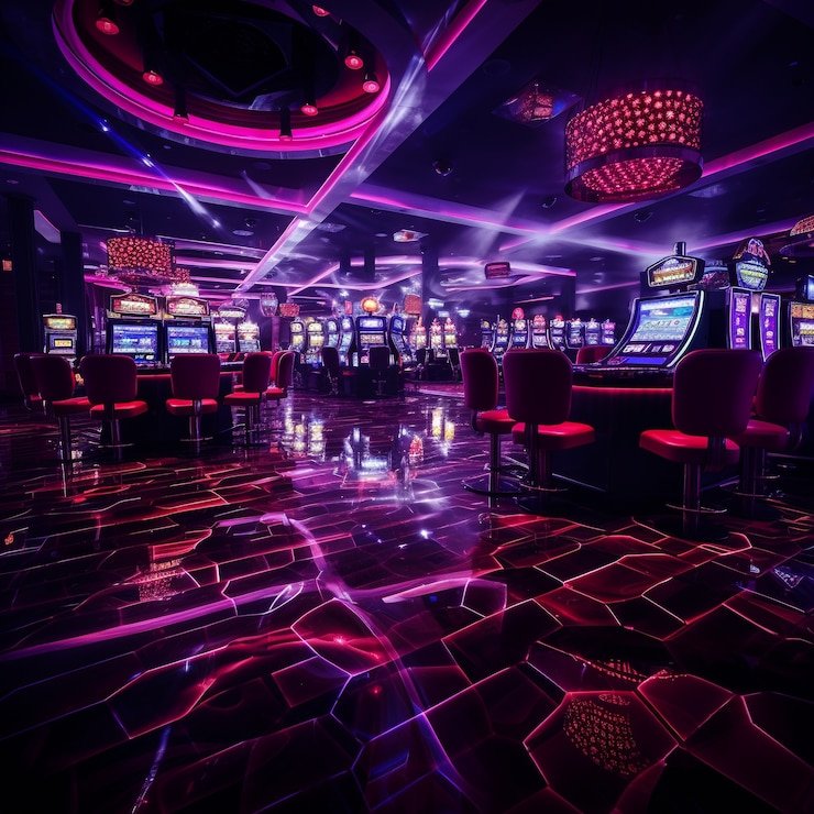 Tim platform kelinci88 bekerja di studio dengan monitor menampilkan sportsbook, permainan slot, dan meja live dealer